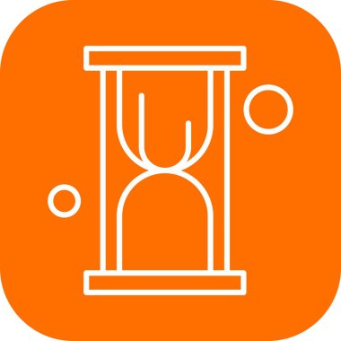 Vektör kum saati Ico, Vektör İllüstrasyonu