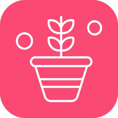 Vektör Çiçek Simgesi, Vektör İllüstrasyonu