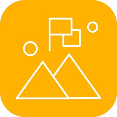 Vektör dağı Ico, Vektör İllüstrasyonu