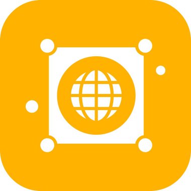 Vektör haritası Ico, vektör illüstrasyonu