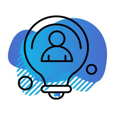 Renkli Vektör hava balonu Simgesi 