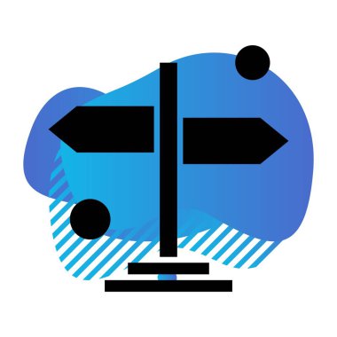 Vektör yönü Ico, vektör illüstrasyonu