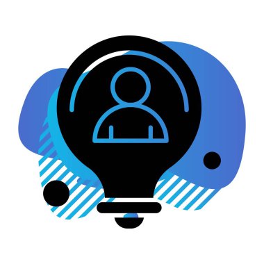 Renkli Vektör hava balonu Simgesi 