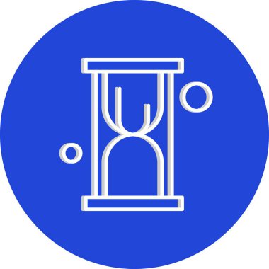 Vektör kum saati Ico, vektör illüstrasyonu