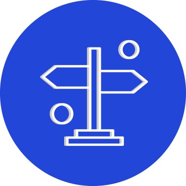 Vektör yönü Ico, vektör illüstrasyonu