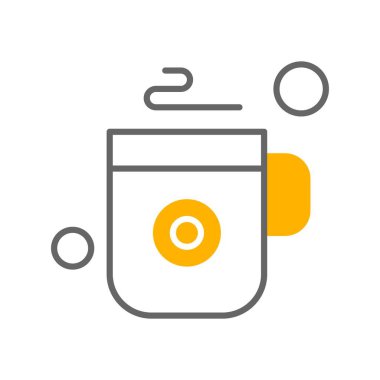 Vektör Kahve İco, vektör illüstrasyon