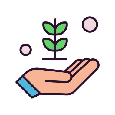 Vektör Çiçeği Ico, vektör illüstrasyonu