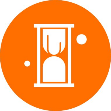 Vektör kum saati Ico, vektör illüstrasyonu