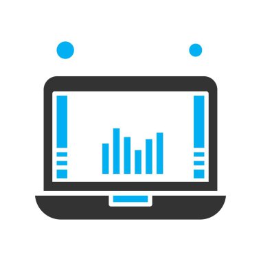 Vektör Analitik Web Simgesi, Vektör İllüstrasyonu