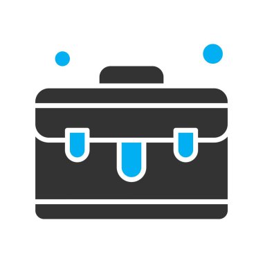  evrak çantası simgesi, vektör illüstrasyonu 