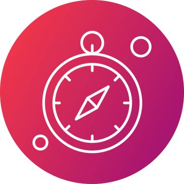  Vektör kronometre Ico, vektör illüstrasyonu