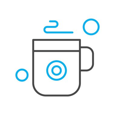 Vektör Kahve İco, vektör illüstrasyon