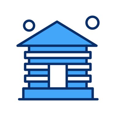 ev simgesi vektör illüstrasyonu