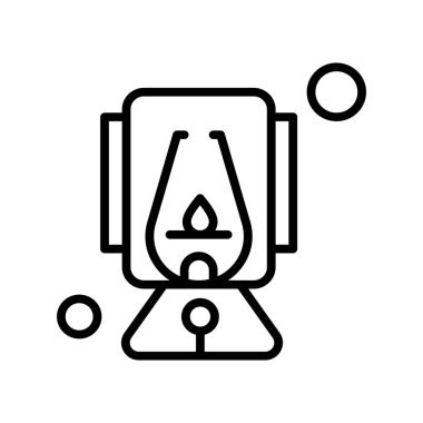 Vektör lambaları Ico, vektör illüstrasyonu