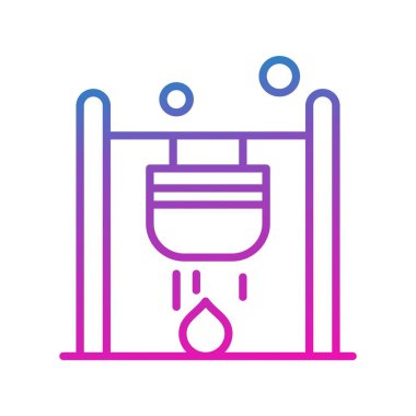  Vektör pişirme Ico, vektör illüstrasyonu
