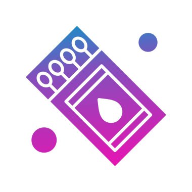 Vektör kibrit kutusu Ico, vektör illüstrasyonu