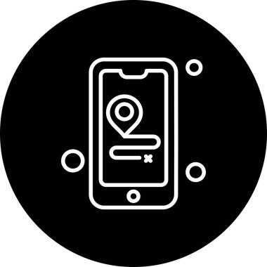 Vektör mobil ağ simgesi