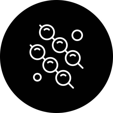 Vektör bbq Ico, vektör illüstrasyonu