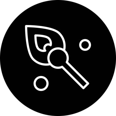  Vektör ateşi Ico, vektör illüstrasyonu