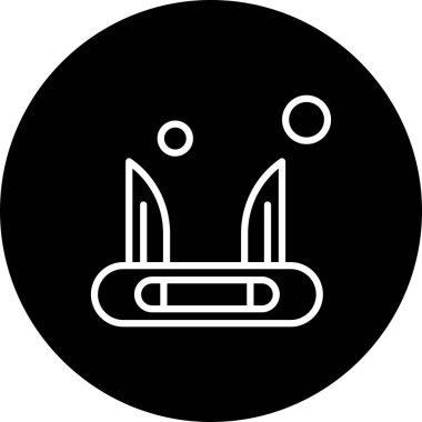  Vektör bıçağı Ico, vektör illüstrasyonu