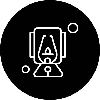 Vektör lambaları Ico, vektör illüstrasyonu