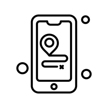 Vektör mobil ağ simgesi 