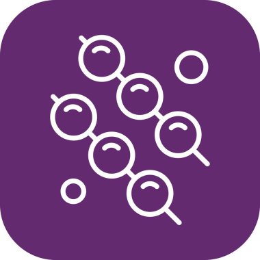 Vektör bbq Ico, vektör illüstrasyonu