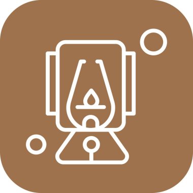 Vektör lambaları Ico, vektör illüstrasyonu