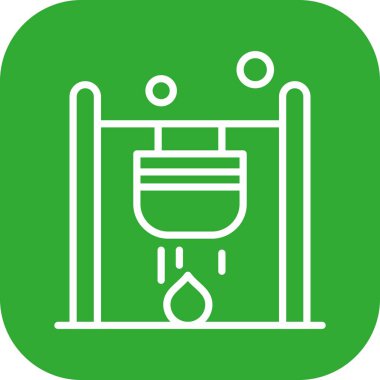  Vektör pişirme Ico, vektör illüstrasyonu
