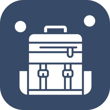  Vektör sırt çantası Ico, vektör illüstrasyonu