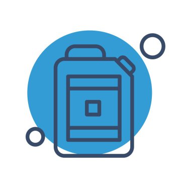 Vektör yakıt deposu Ico, vektör çizimi
