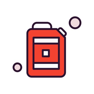 Vektör yakıt deposu Ico, vektör çizimi
