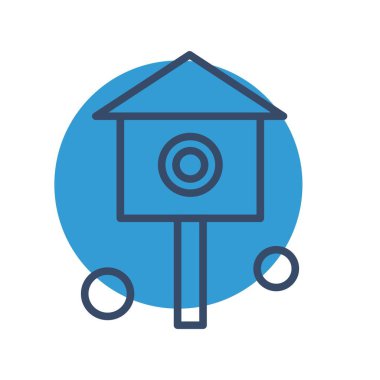  Vektör ikinci kutusu Ico, vektör illüstrasyonu