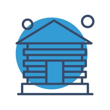 ev simgesi vektör illüstrasyonu