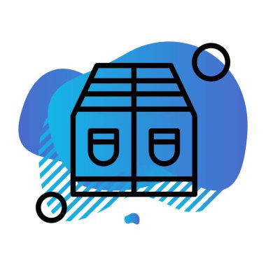  Vektör Ico paketleri, vektör illüstrasyonu