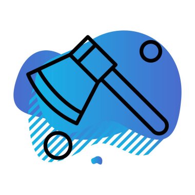  Vektör baltası Ico, vektör illüstrasyonu