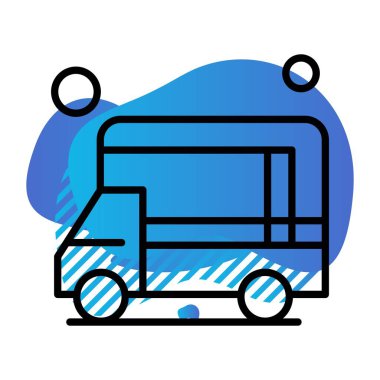 Vektör van Ico, vektör illüstrasyonu