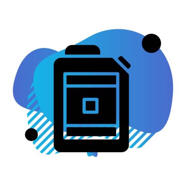 Vektör yakıt deposu Ico, vektör çizimi