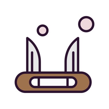  Vektör bıçağı Ico, vektör illüstrasyonu