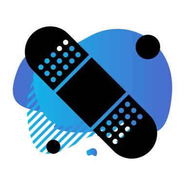  Vektör güneşli plast Simgesi, vektör illüstrasyonu