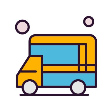 Vektör van Ico, vektör illüstrasyonu