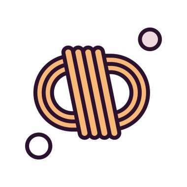  Vektör ipi Ico, vektör illüstrasyonu