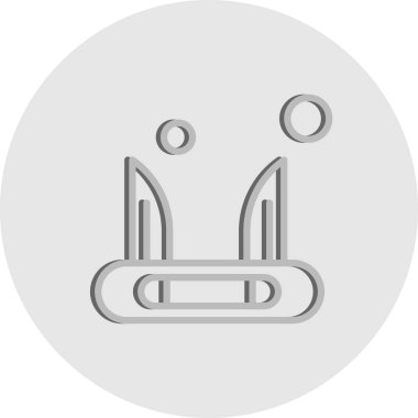  Vektör bıçağı Ico, vektör illüstrasyonu