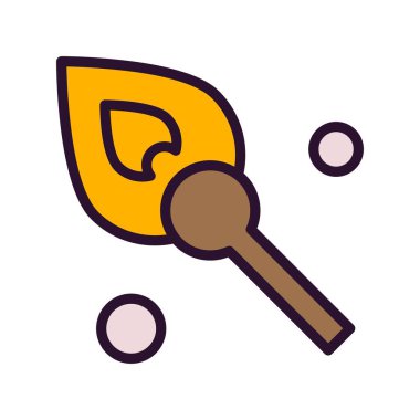  Vektör ateşi Ico, vektör illüstrasyonu