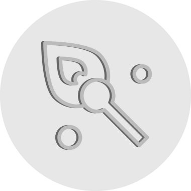  Vektör ateşi Ico, vektör illüstrasyonu