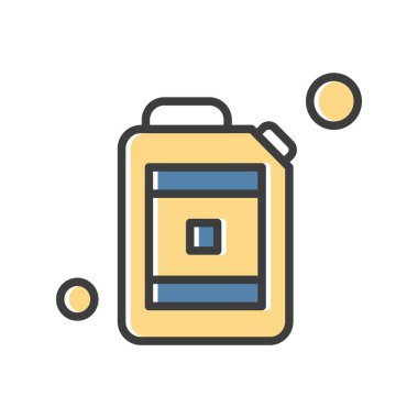 Vektör yakıt deposu Ico, vektör çizimi