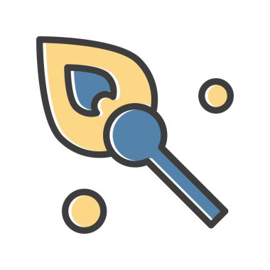  Vektör ateşi Ico, vektör illüstrasyonu