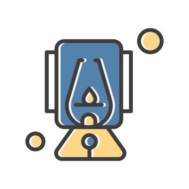 Vektör lambaları Ico, vektör illüstrasyonu