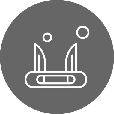  Vektör bıçağı Ico, vektör illüstrasyonu