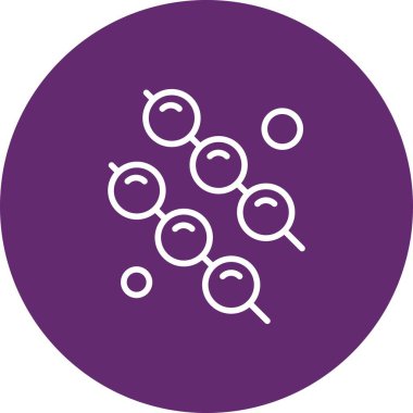 Vektör bbq Ico, vektör illüstrasyonu